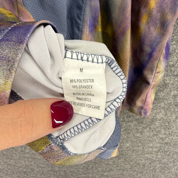 Unbranded Activewear Tank Women M Medium Blue Colorblock V-Neck Sleeveless - Picture 6 of 7